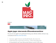 Tablet Screenshot of macpro.se